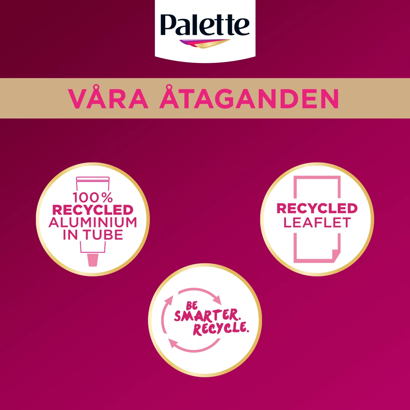 Palette Intensive Creme Coloration 6-0 Ljusbrun Palette