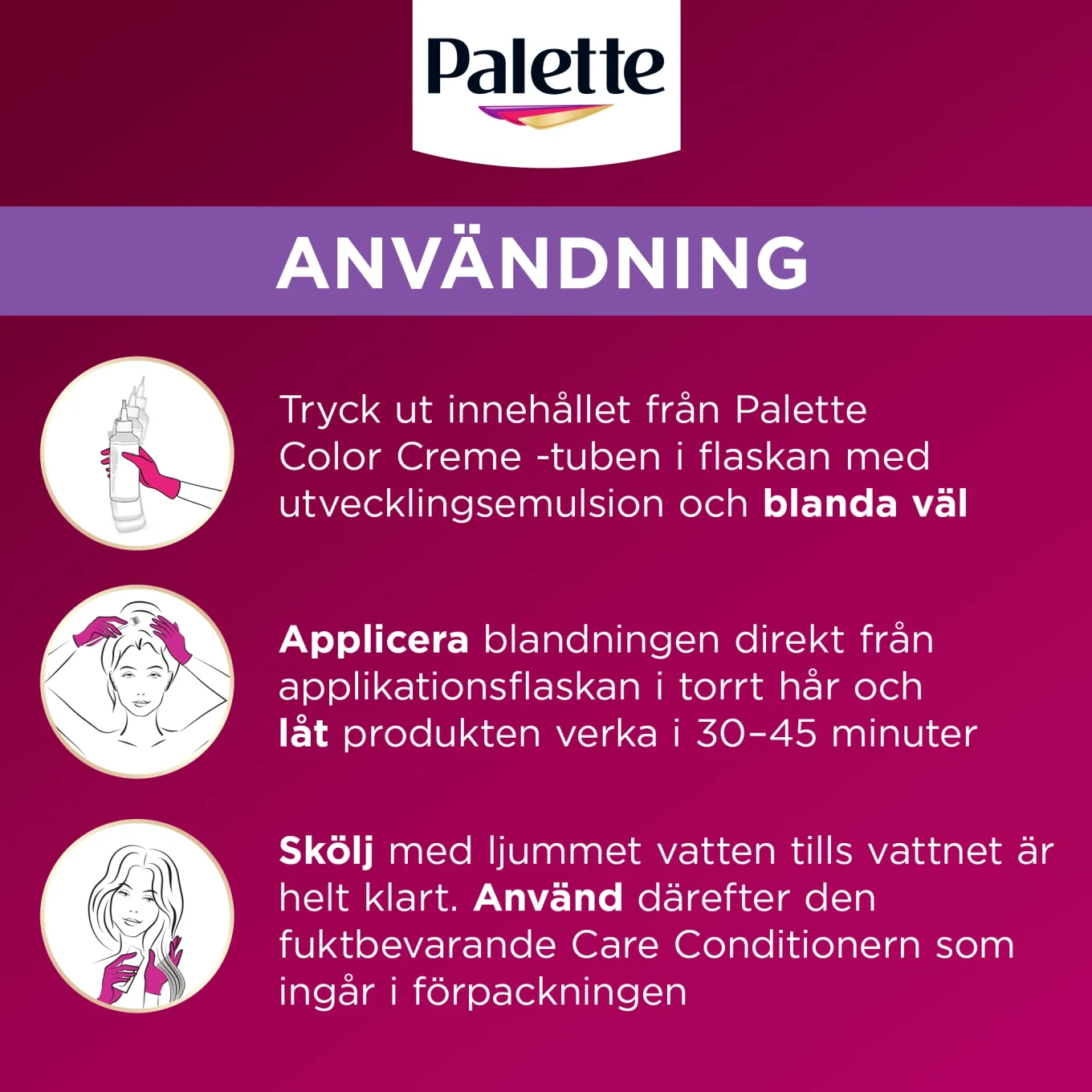 Palette Intensive Creme Coloration 8-1 Mättad Mellanblond Palette