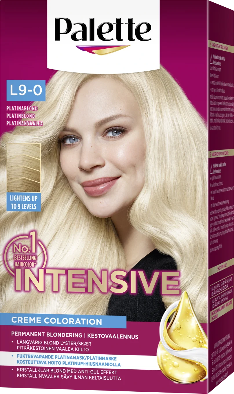 Palette Intensive Creme Coloration L9-0 Platinablond Palette