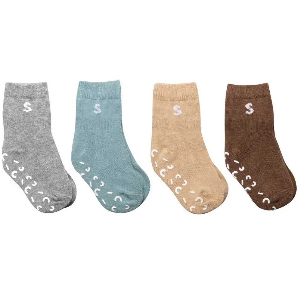 STUCKIES Strumpor i bomull River 4-pack 19/21 STUCKIES