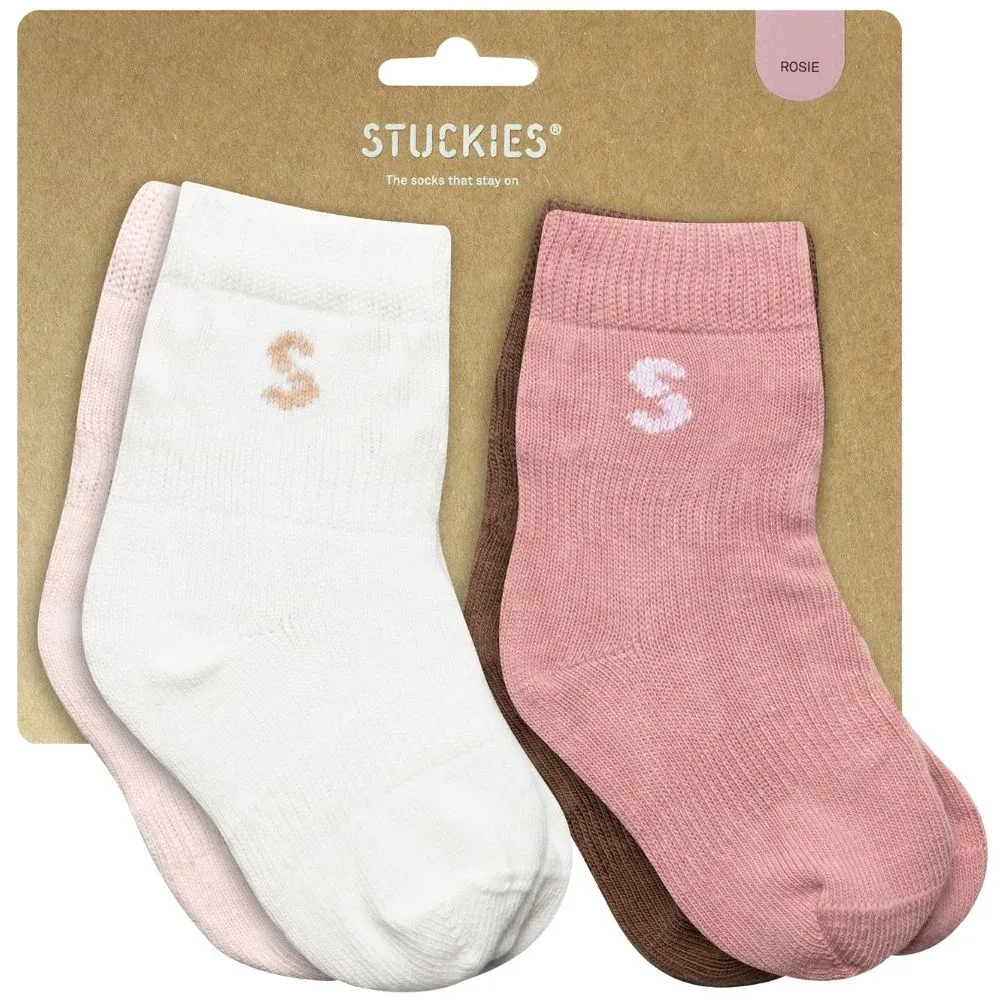STUCKIES Strumpor i bomull Rosie 4-pack 10/15 STUCKIES