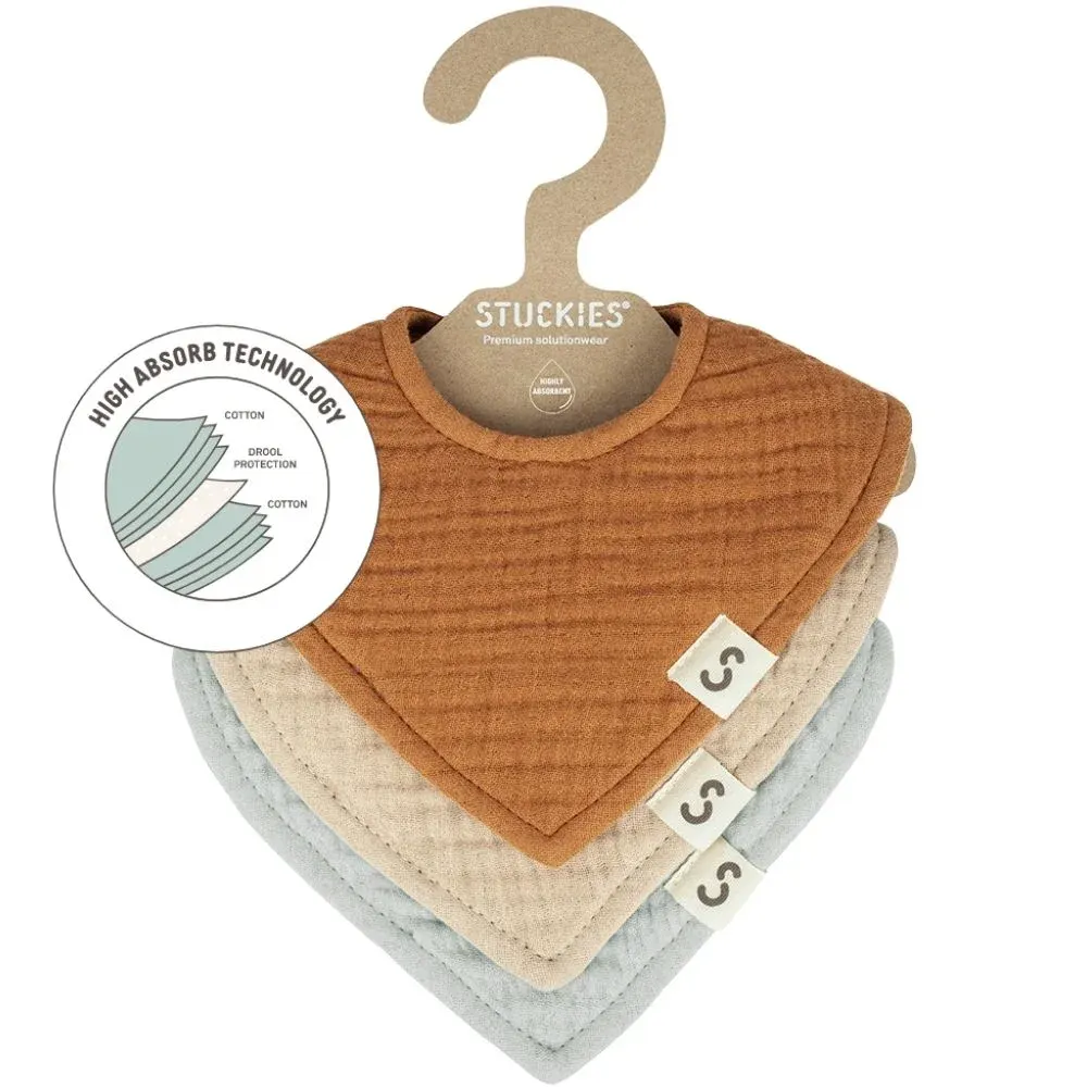 STUCKIES Högabsorberande dregglisar 3-pack Lilly STUCKIES