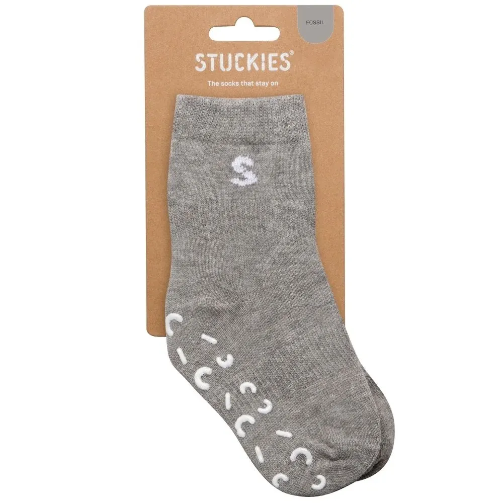 STUCKIES Strumpor i bomull Fossil 1-pack 19/21 STUCKIES