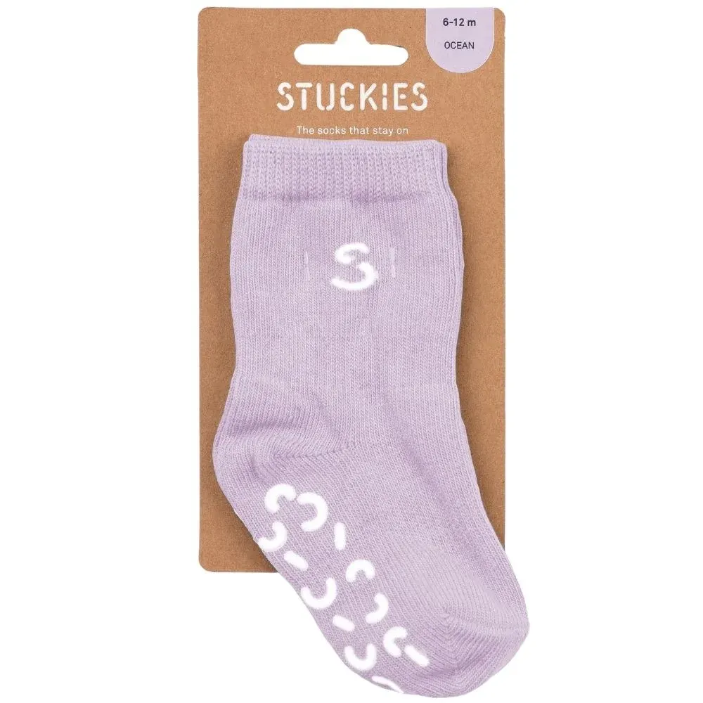 STUCKIES Strumpor i bomull Lavender 1-pack 22/24 STUCKIES