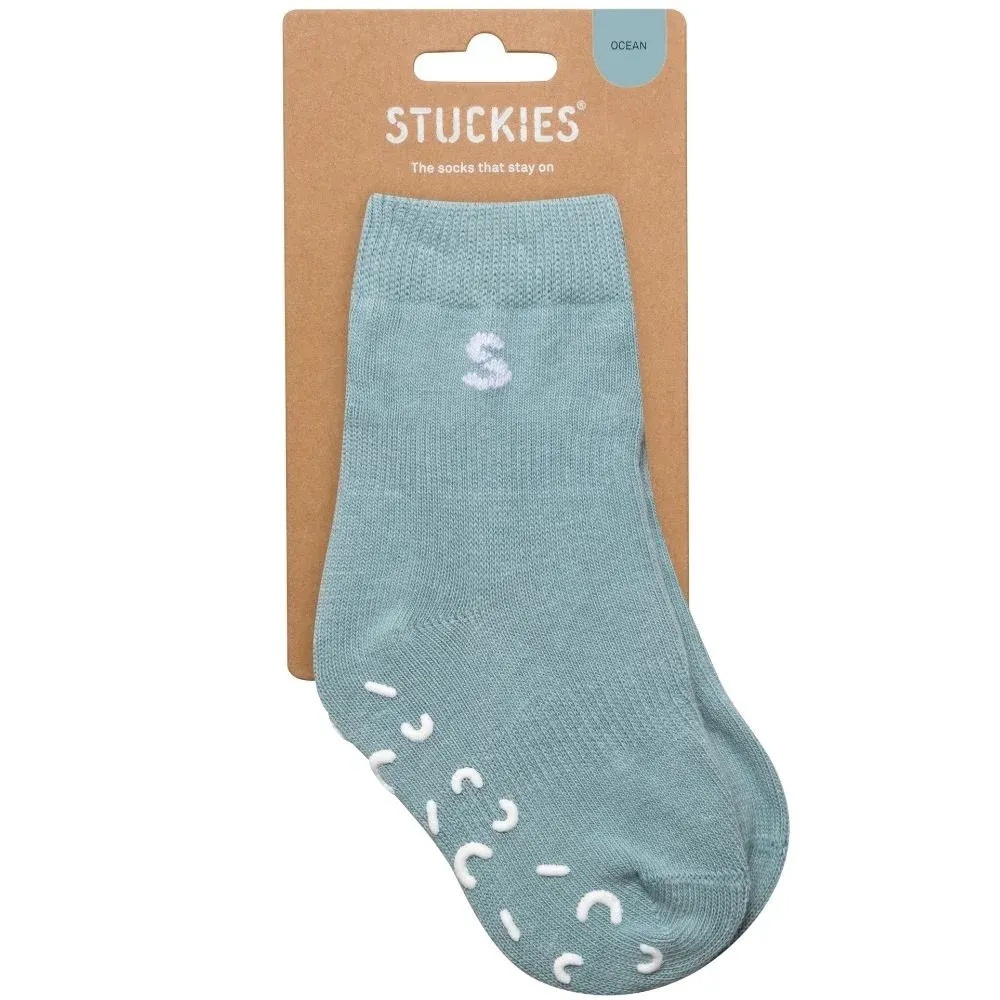STUCKIES Strumpor i bomull 19/21 Ocean 1-pack STUCKIES