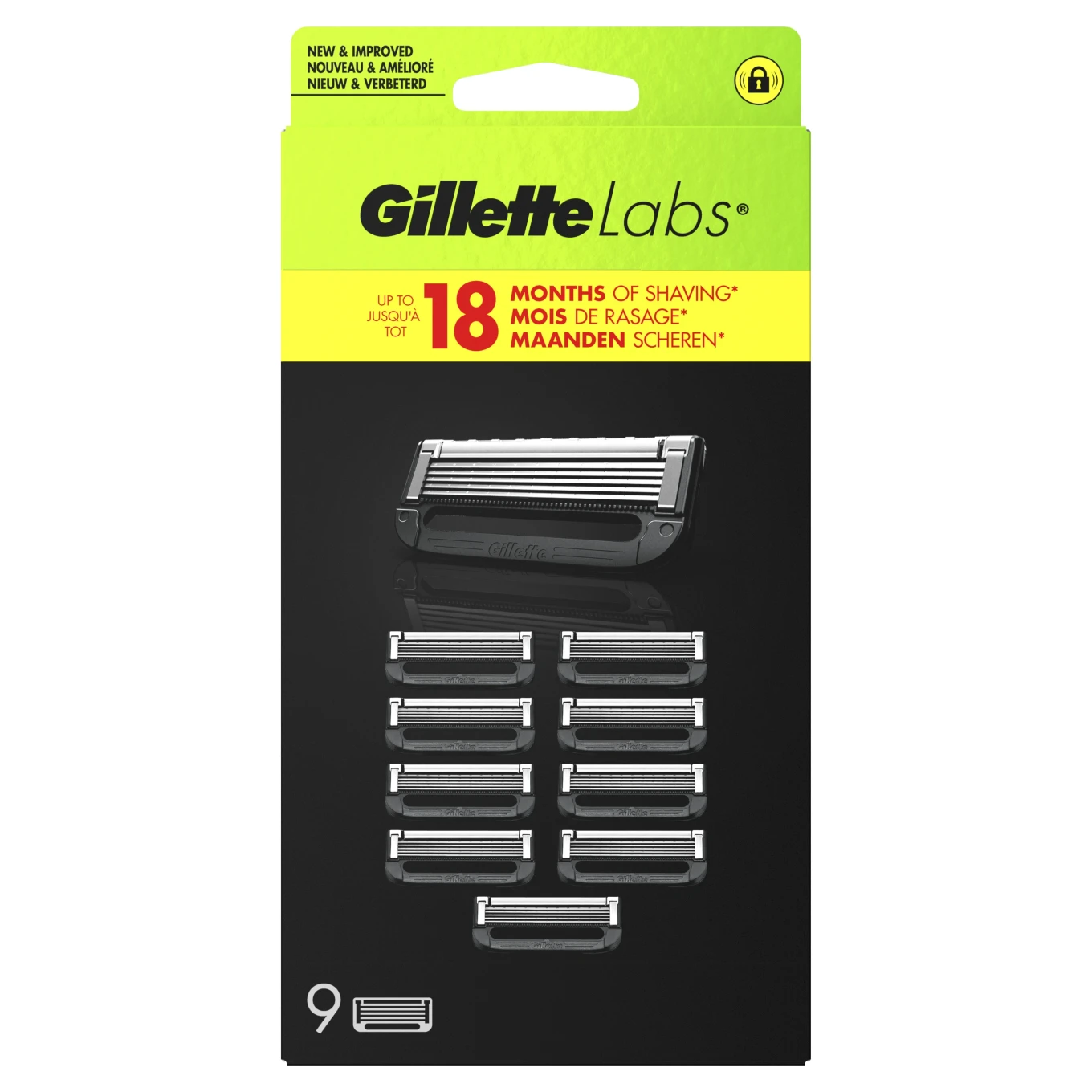 Gillette Labs Large Pack 9 st Gillette Labs