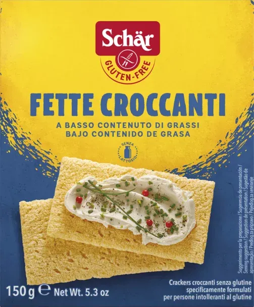 Schär Glutenfritt Bröd Fette Croccanti Frasbröd 150 g Schär
