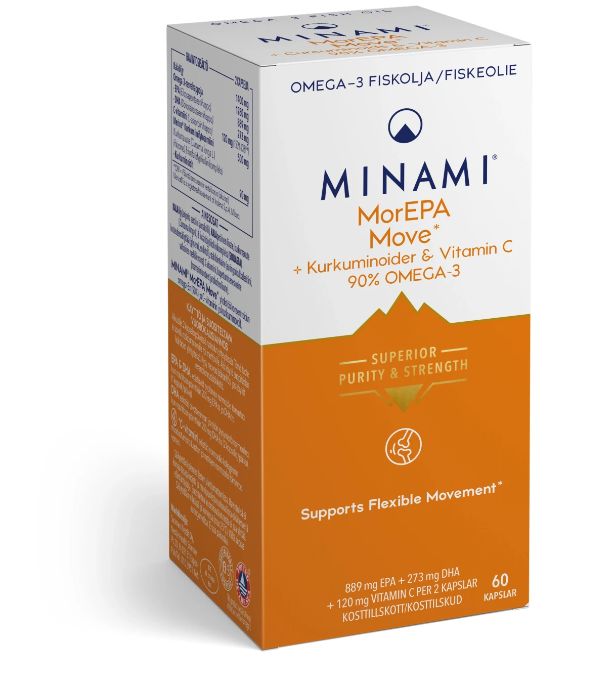 Minami MorEPA Move Omega-3 90% 60 st MINAMI