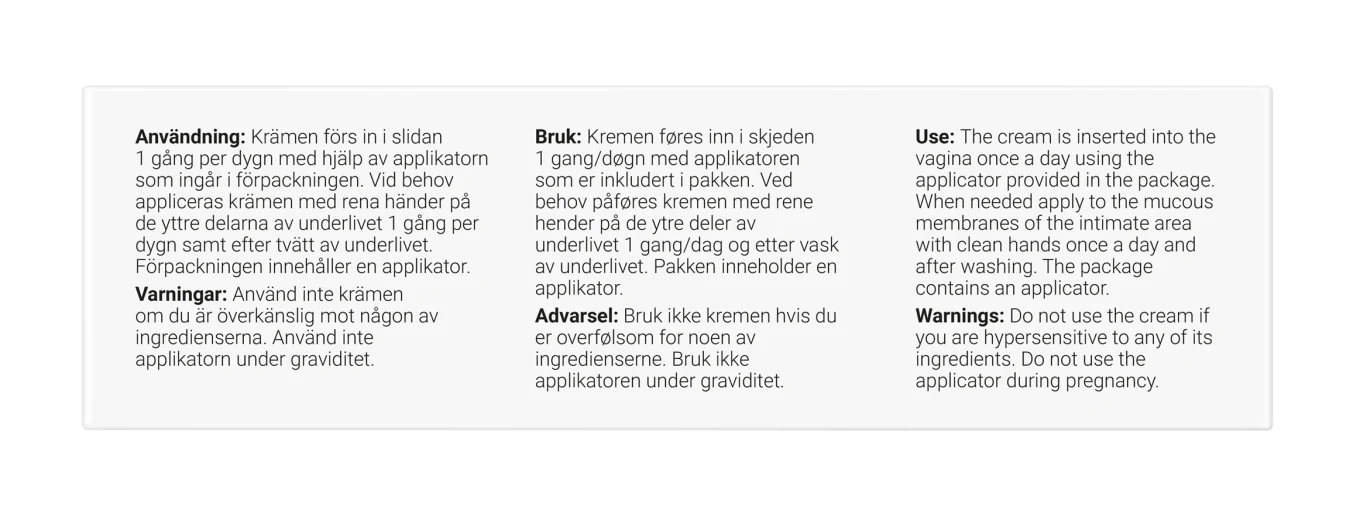 Membrasin Vitality Vaginalkräm 30 ml Membrasin