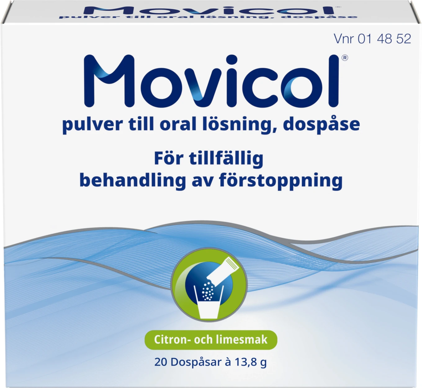 Movicol Pulver till oral lösning i dospåse 20 st Movicol