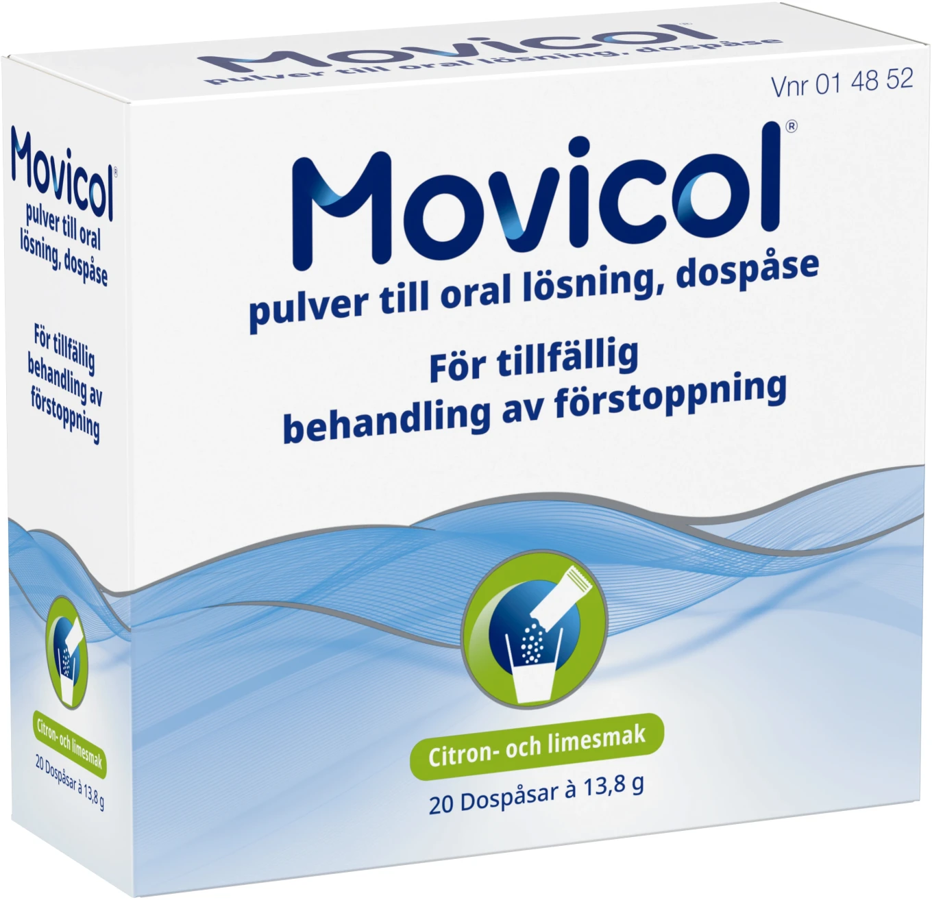 Movicol Pulver till oral lösning i dospåse 20 st Movicol