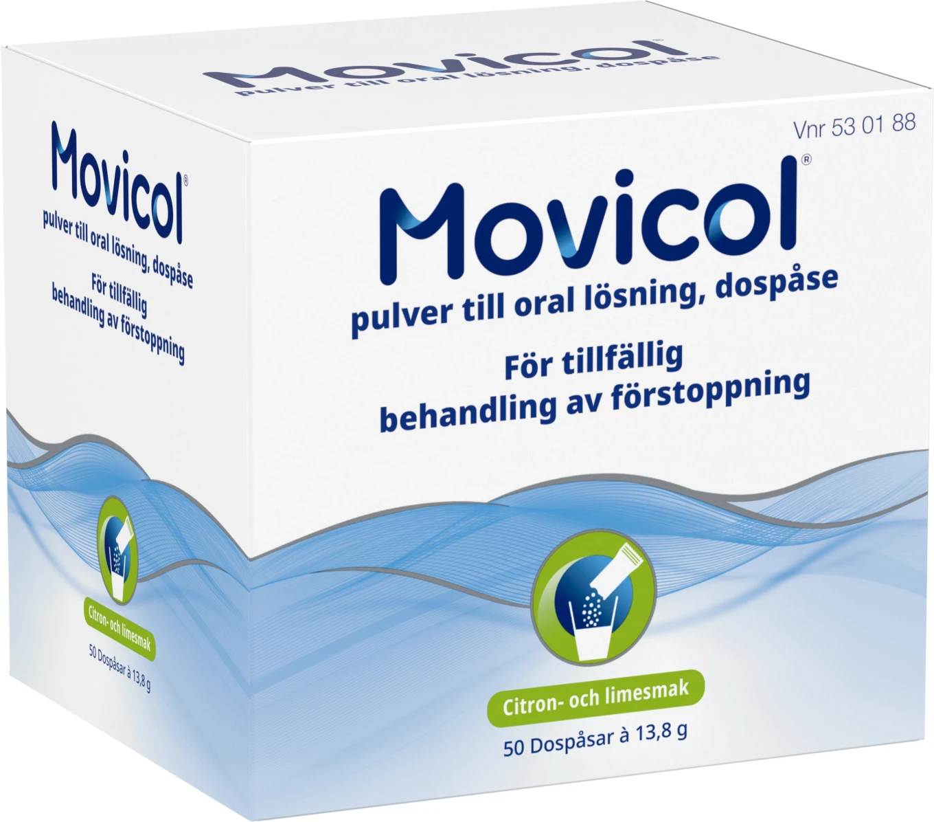 Movicol Pulver till oral lösning i dospåse 50 st Movicol