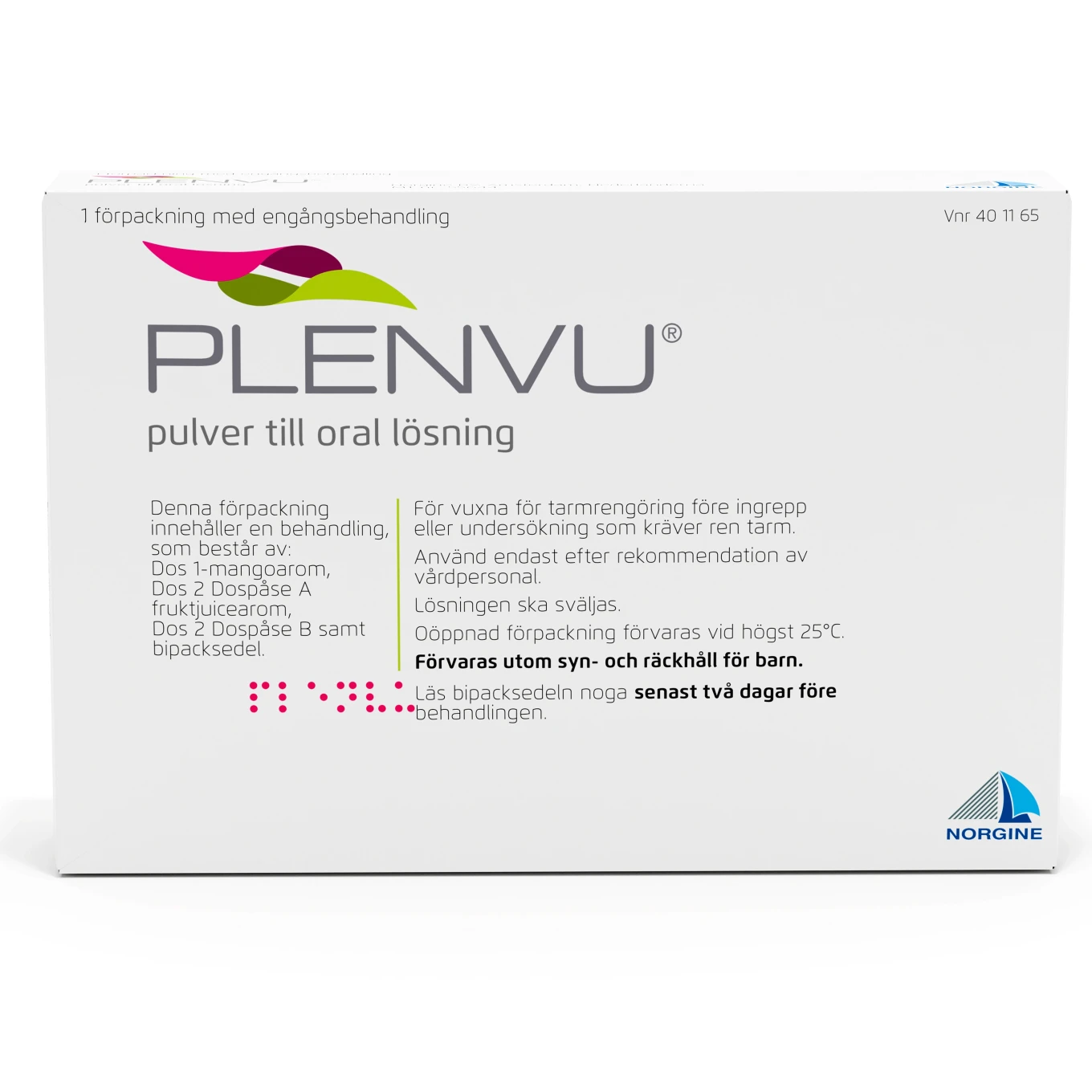 Plenvu Pulver till oral lösning 2 dospåsar plenvu