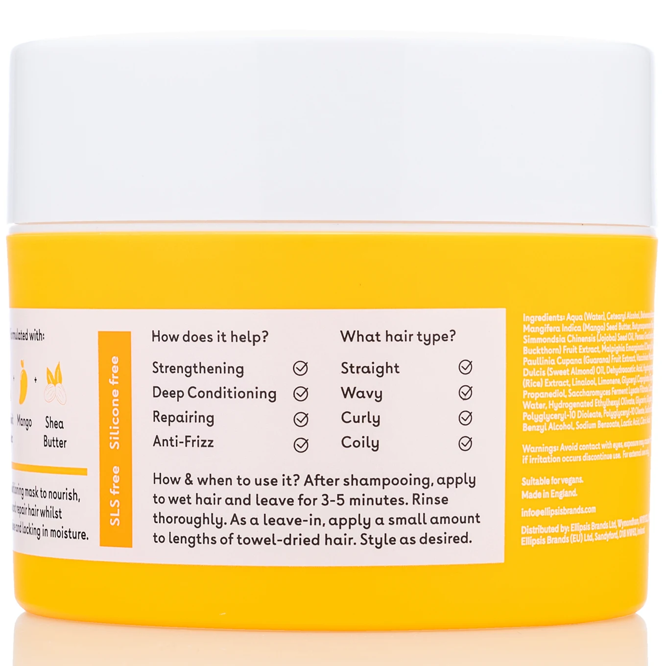 Q+A Intense Hydration Hair Mask 200 ml Q+A