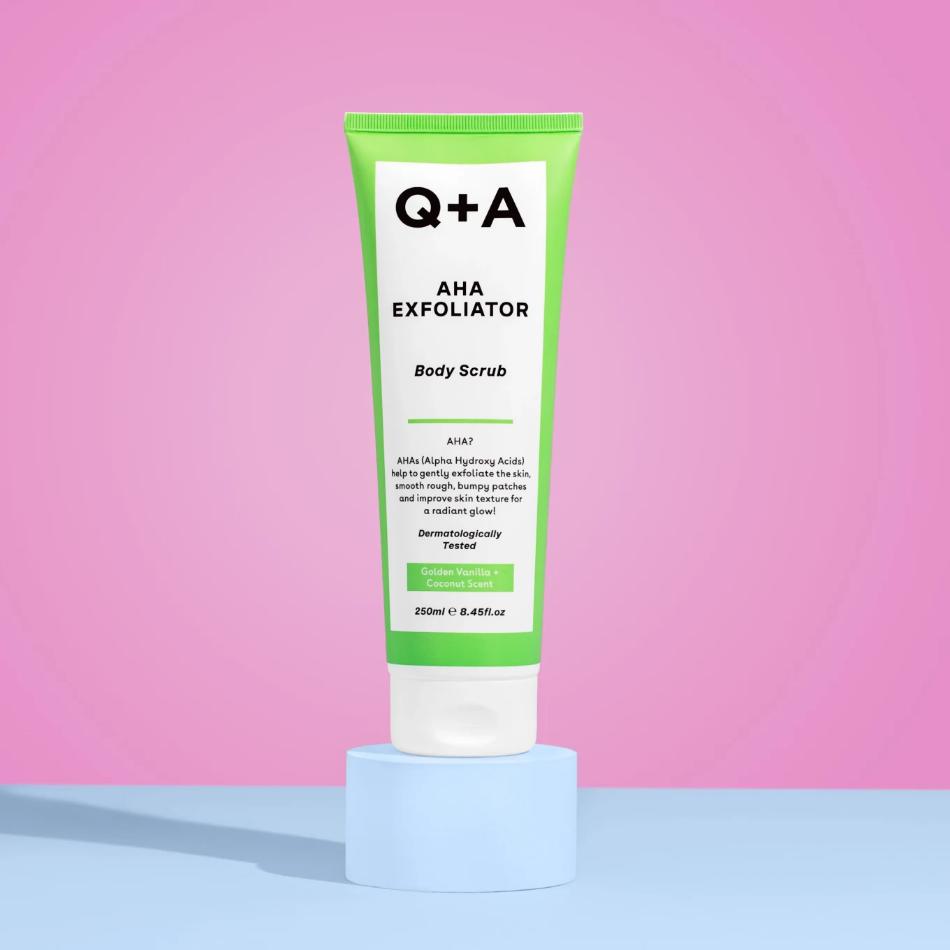 Q+A AHA Exfoliator Body Scrub 250 ml Q+A