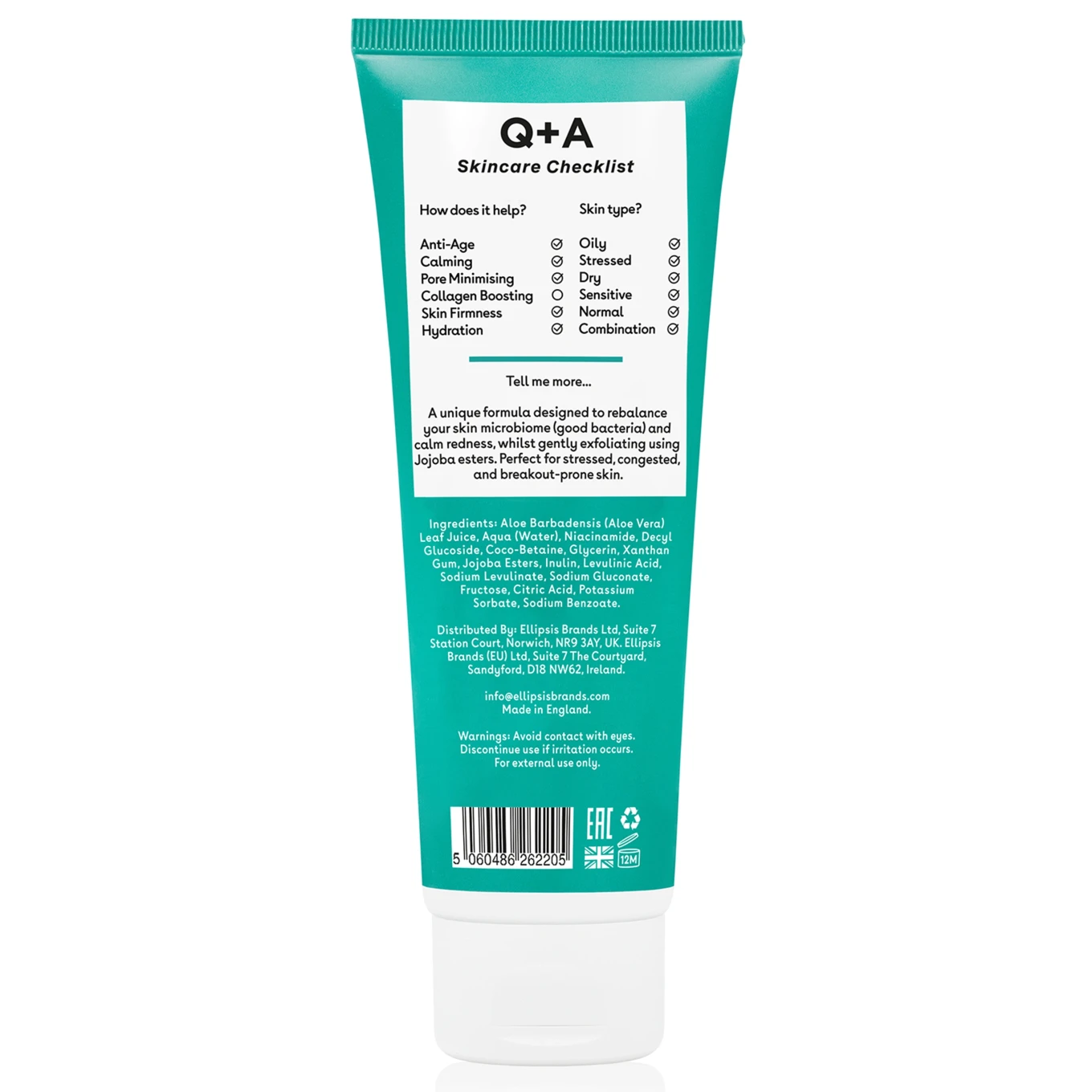 Q+A Niacinamide Gel Cleanser 125 ml Q+A