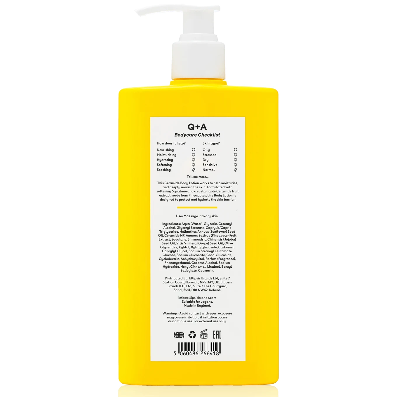 Q+A Ceramide Body Lotion 250 ml Q+A