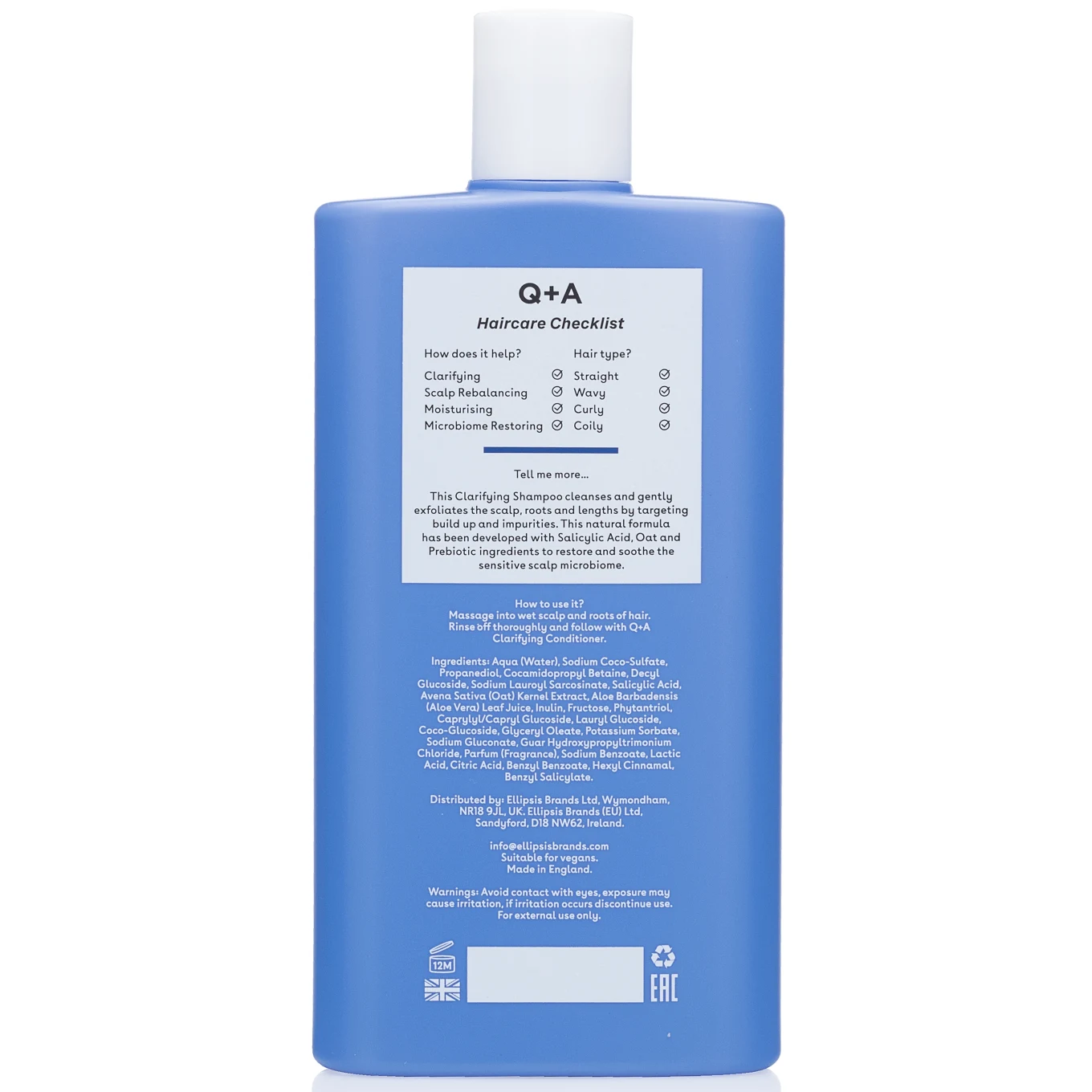 Q+A Clarifying Shampoo 250 ml Q+A
