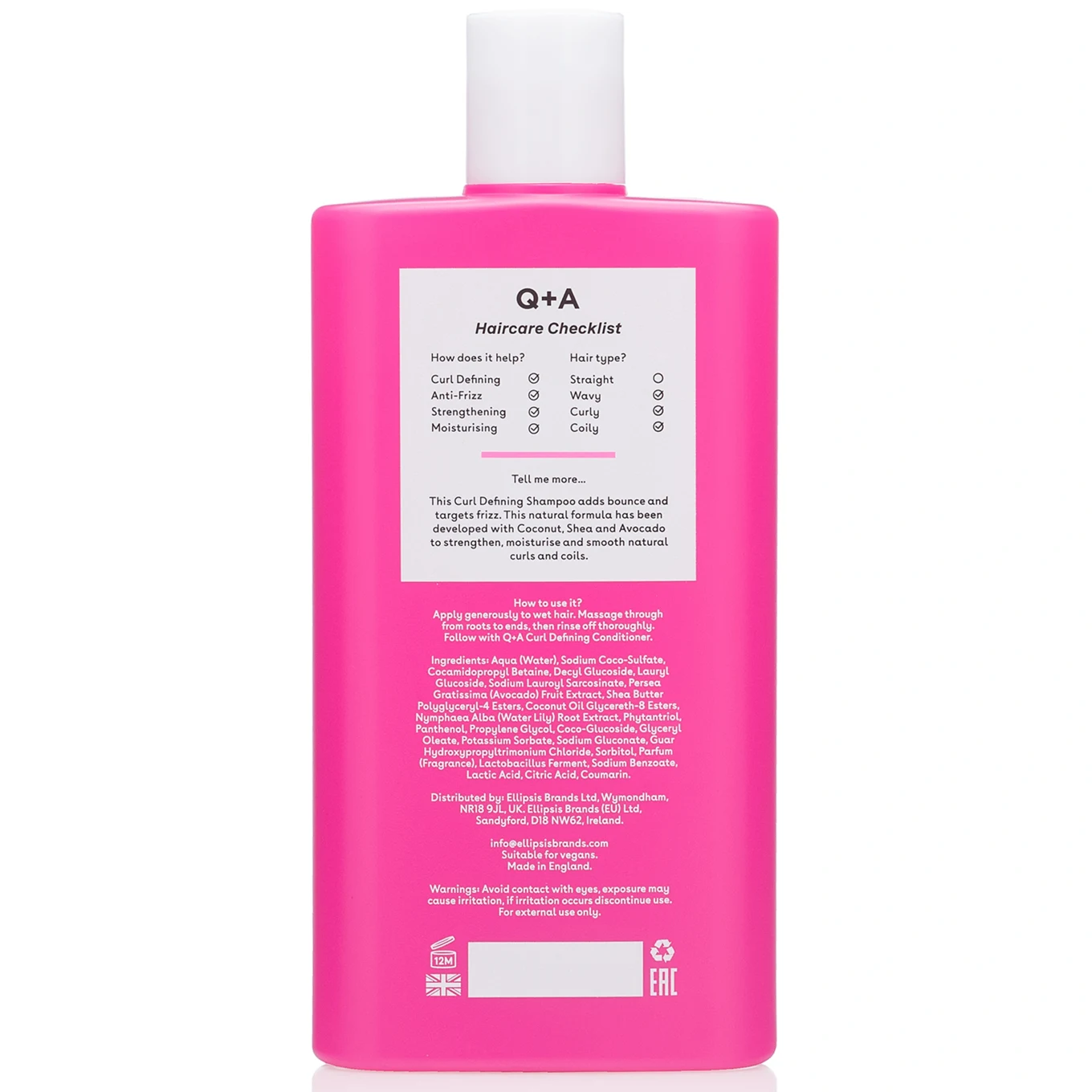 Q+A Curl Defining Shampoo 250 ml Q+A