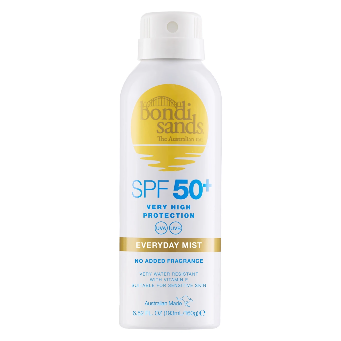 Bondi Sands Everyday Aerosol Mist Spray SPF 50+, 160 g Bondi Sands