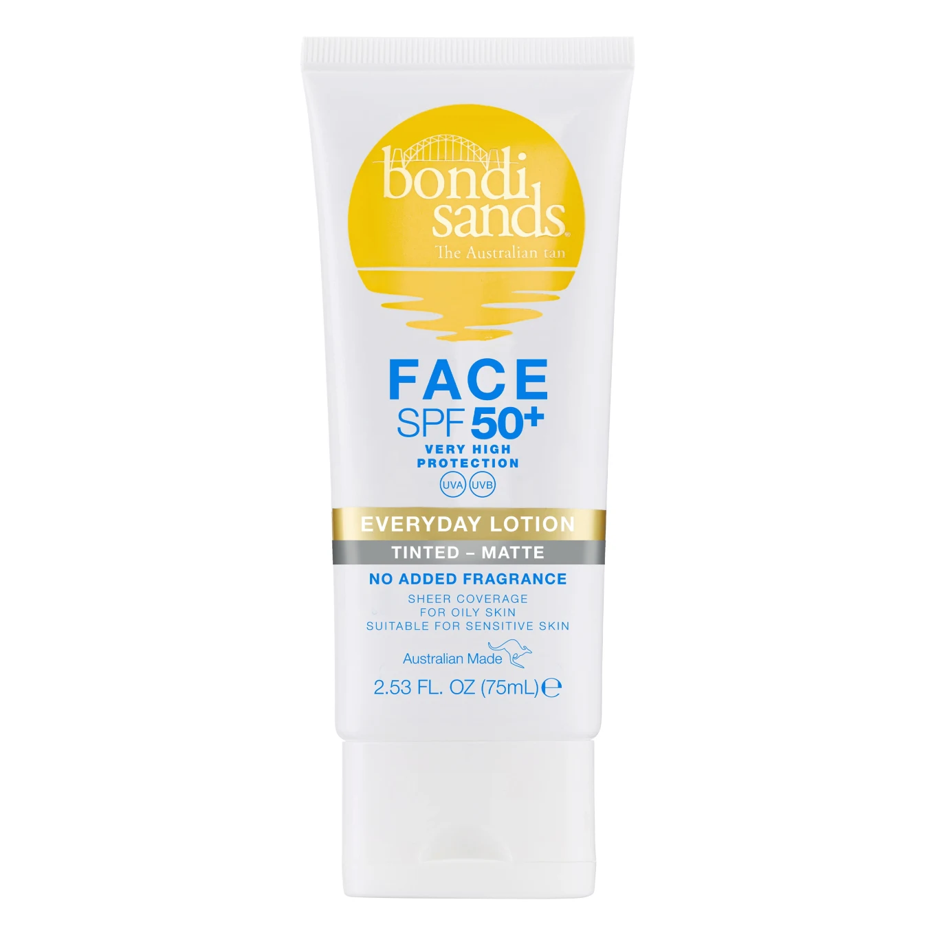 Bondi Sands  Everyday Matte Face Lotion Tinted SPF 50+, 75 ml Bondi Sands
