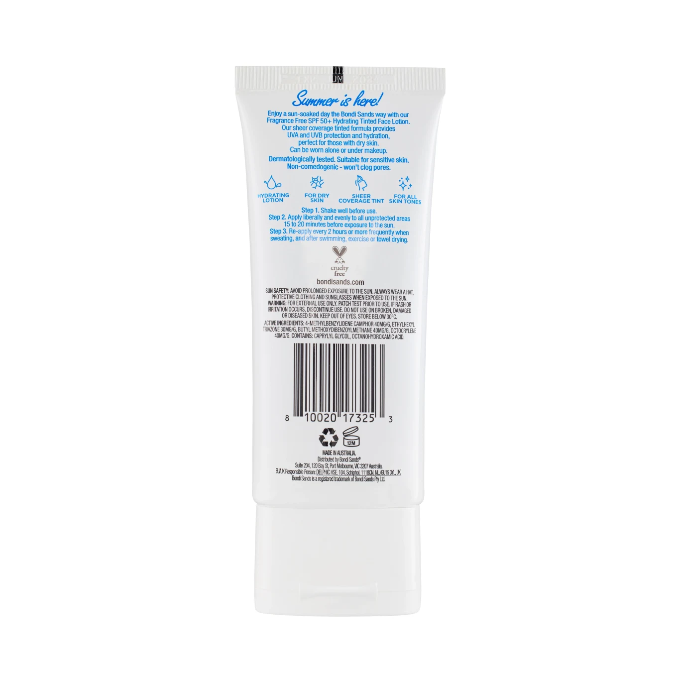 Bondi Sands Everyday Face Lotion Tinted SPF 50+, 75 ml Bondi Sands