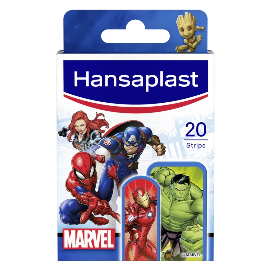 Hansaplast Marvel Kids 20 Strips Hansaplast