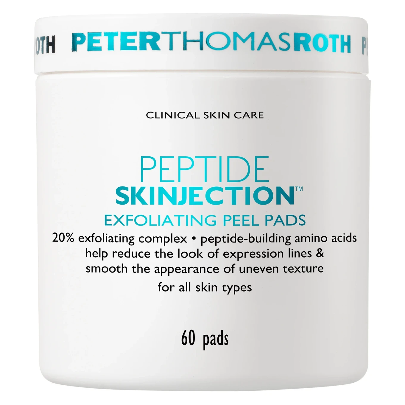 Peter Thomas Roth Peptide Skinjection Exfoliating Peel Pads 60 Pads Peter Thomas Roth