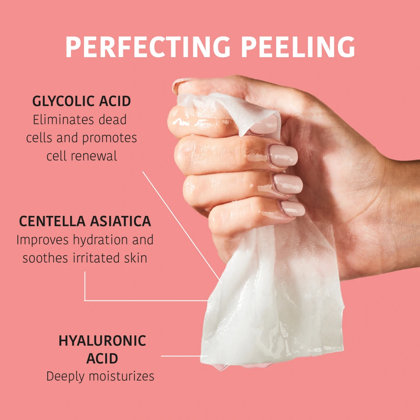 Iroha Nature Peeling Glycolic Acid Face Sheet Mask 20 ml Iroha Nature