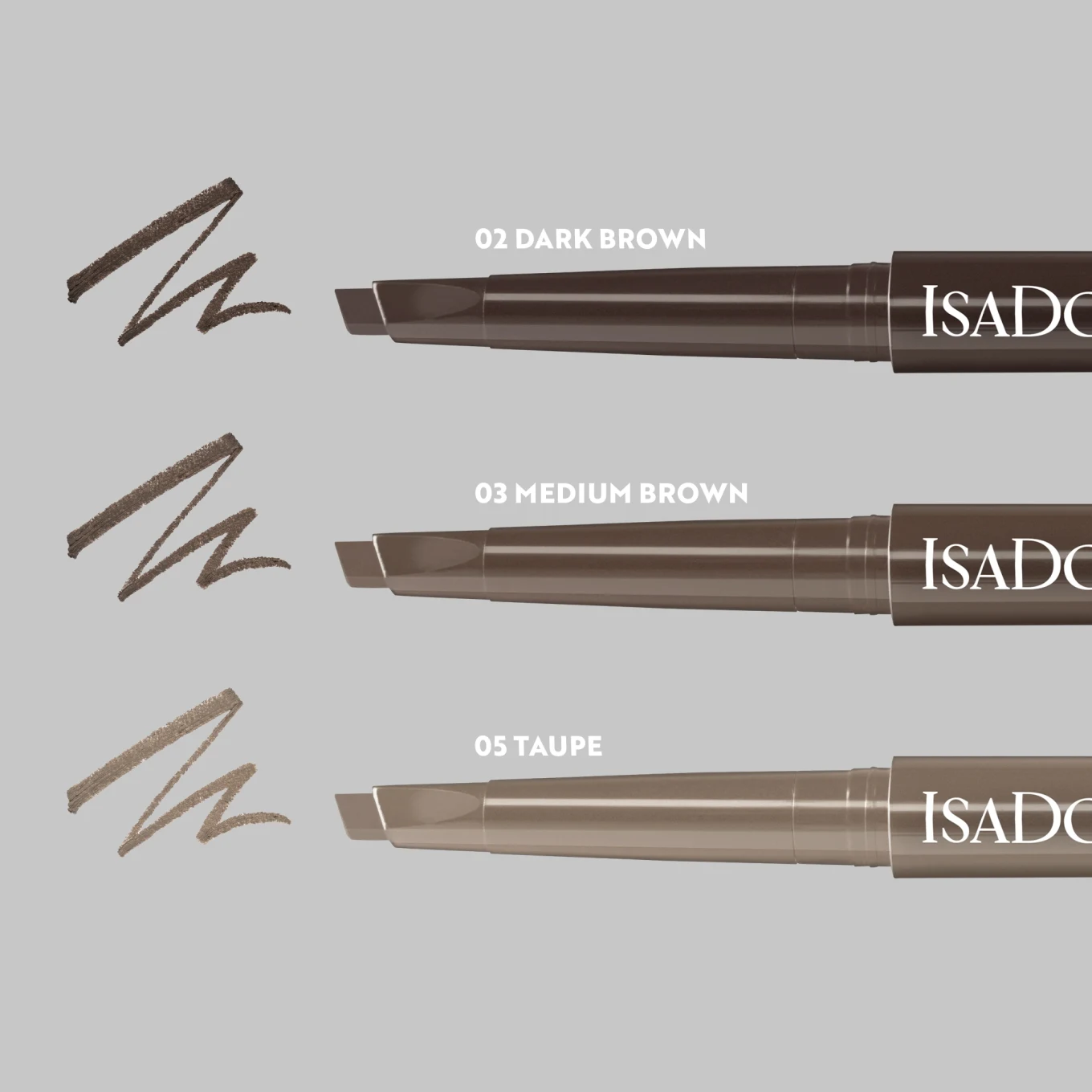 The Sculpting Brow Pen Volumize & Waterproof Medium Brown IsaDora