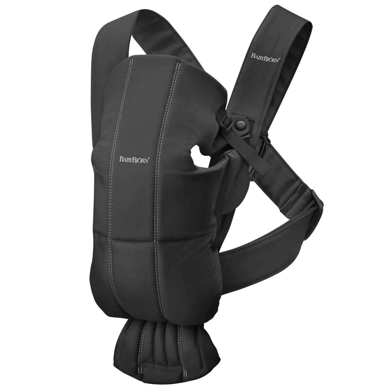 BabyBjörn Bärsele Mini Vävd Svart BabyBjörn