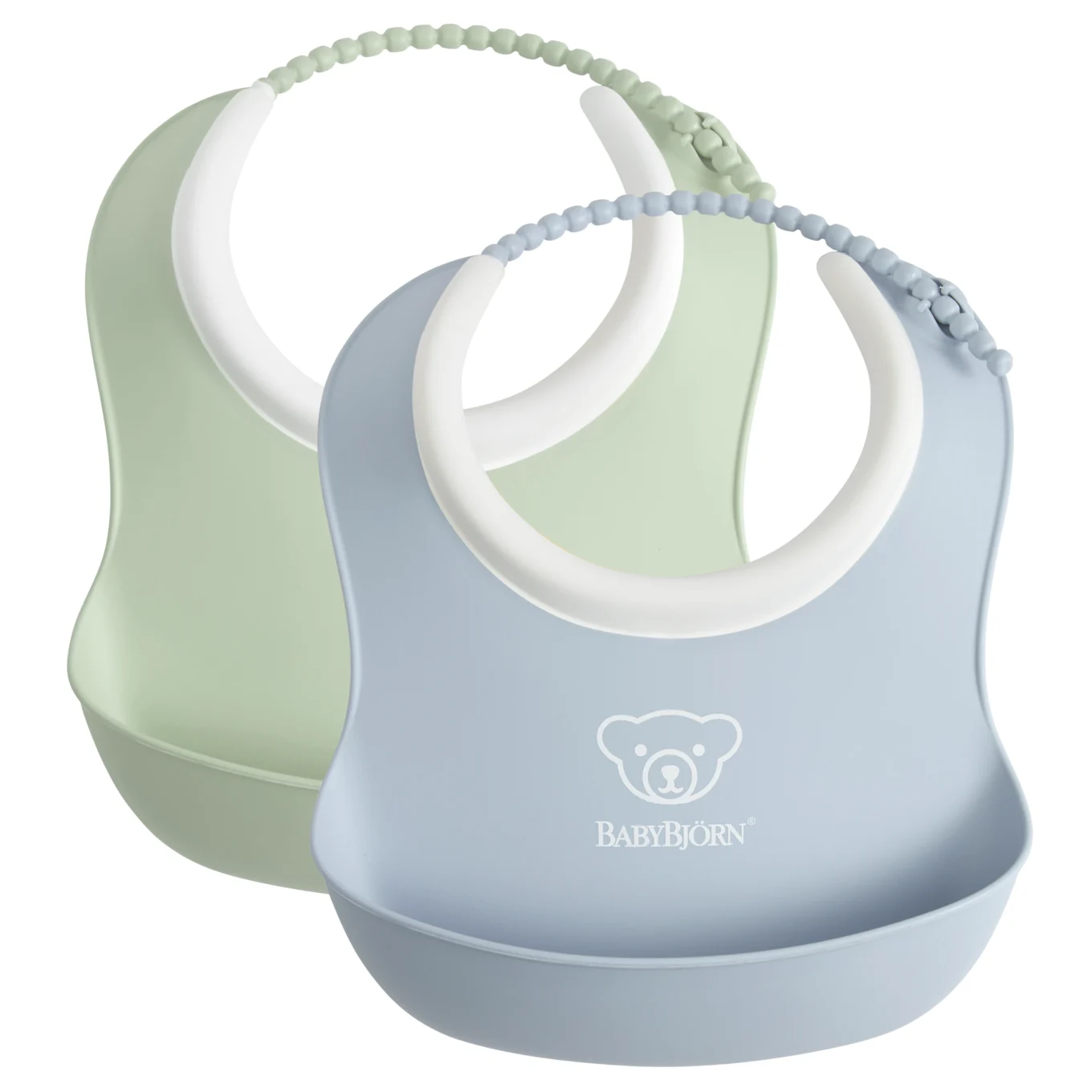 BabyBjörn Liten Haklapp Blekgrön/ Blekblå 2 st BabyBjörn