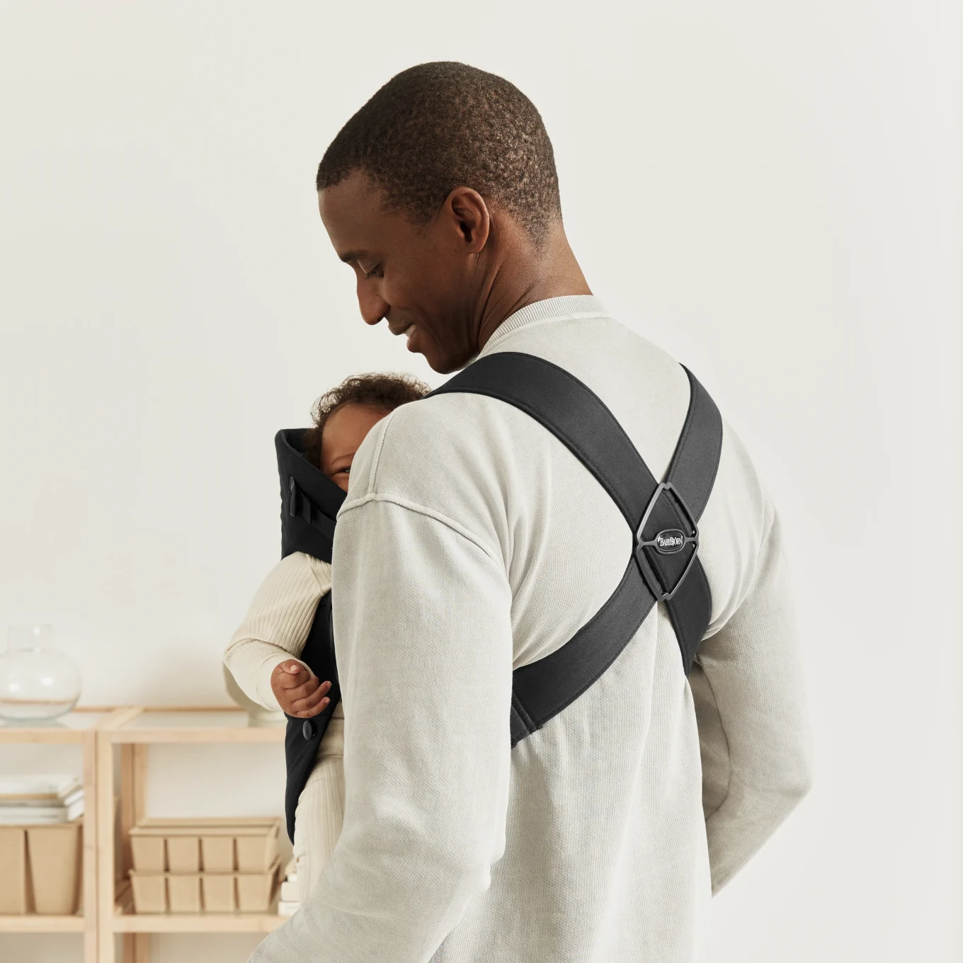 BabyBjörn Bärsele Mini Vävd Svart BabyBjörn