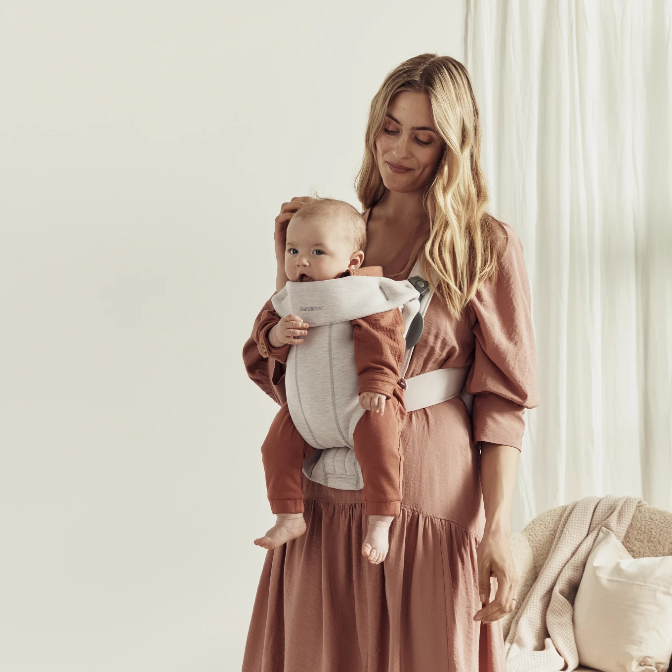 BabyBjörn Bärsele Mini 3D Jersey Ljusbeige BabyBjörn