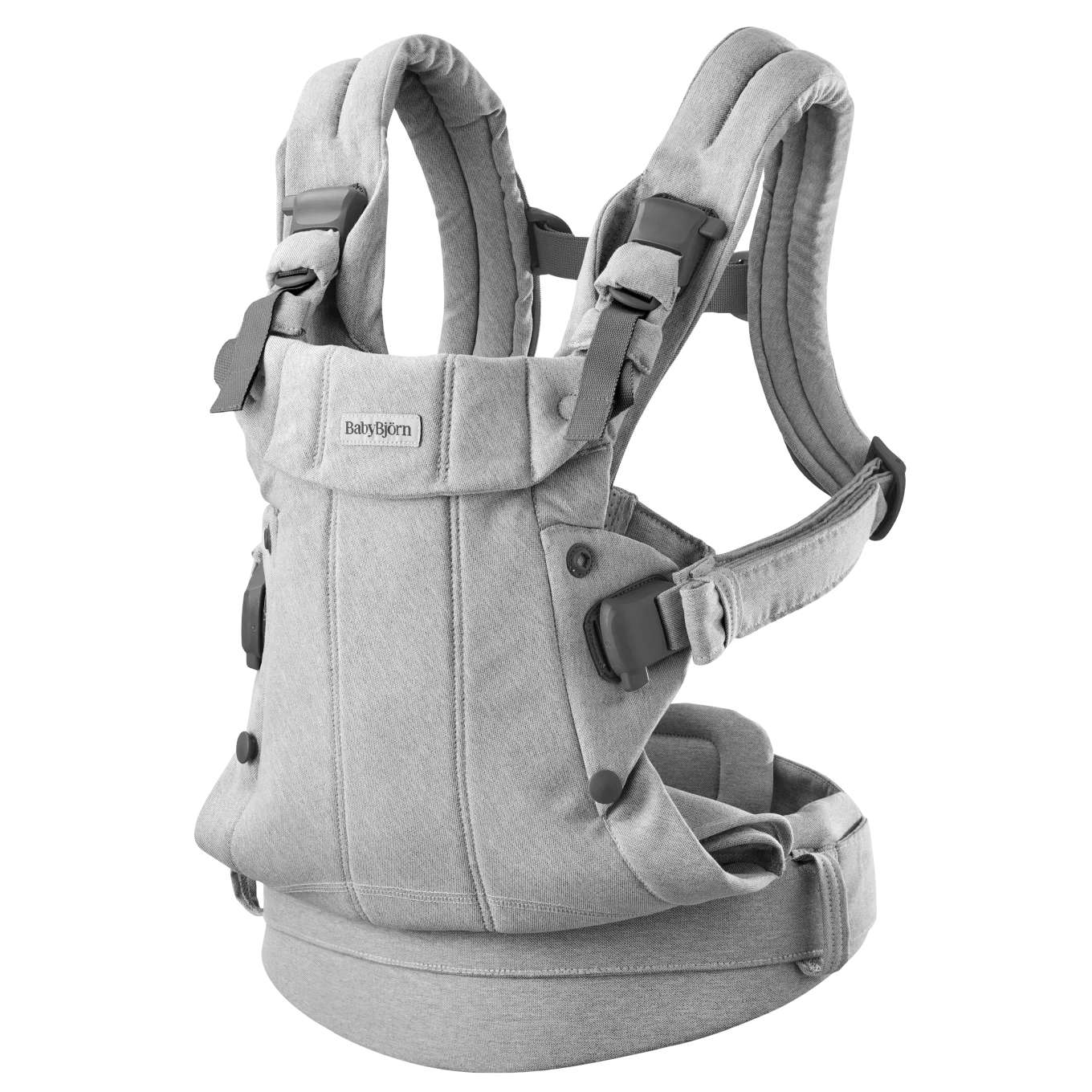BabyBjörn Bärsele Harmony Väv Ljusgrå Melerad BabyBjörn