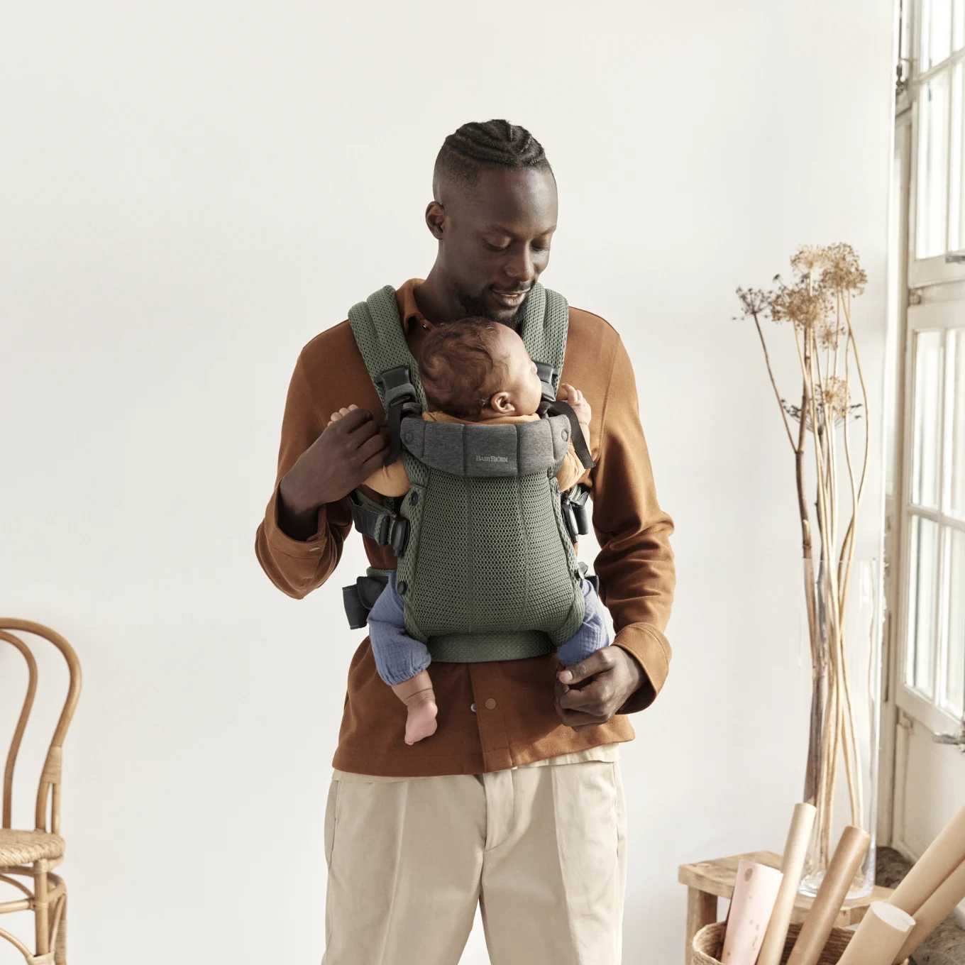 BabyBjörn Bärsele Harmony 3D Mesh Mörkgrön BabyBjörn