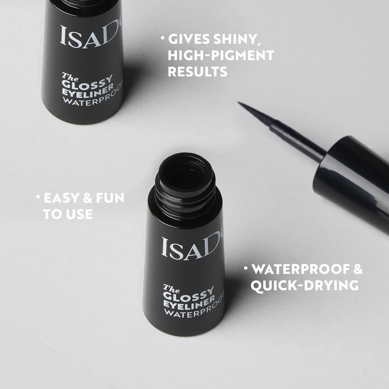 IsaDora Glossy Eyeliner Waterproof 2,5 ml 42 Dark Brown IsaDora