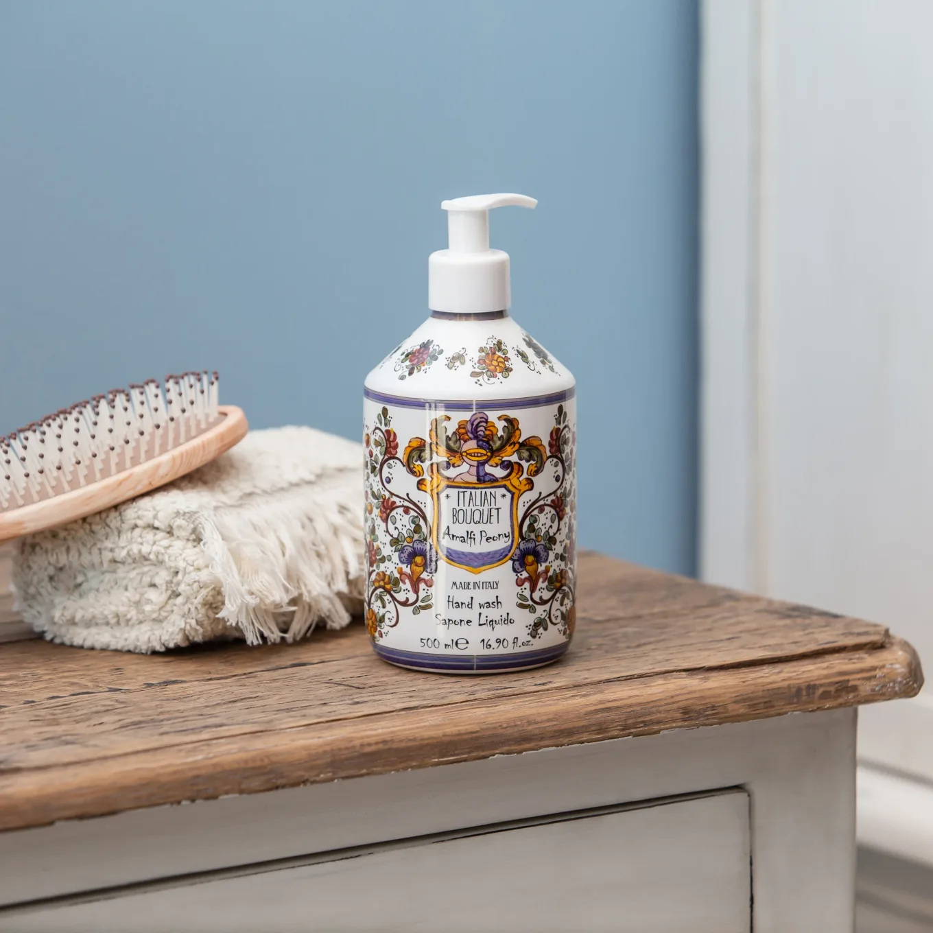 Rudy La Maioliche Liquid Soap Amalfi Peony 500ml Rudy La Maioliche