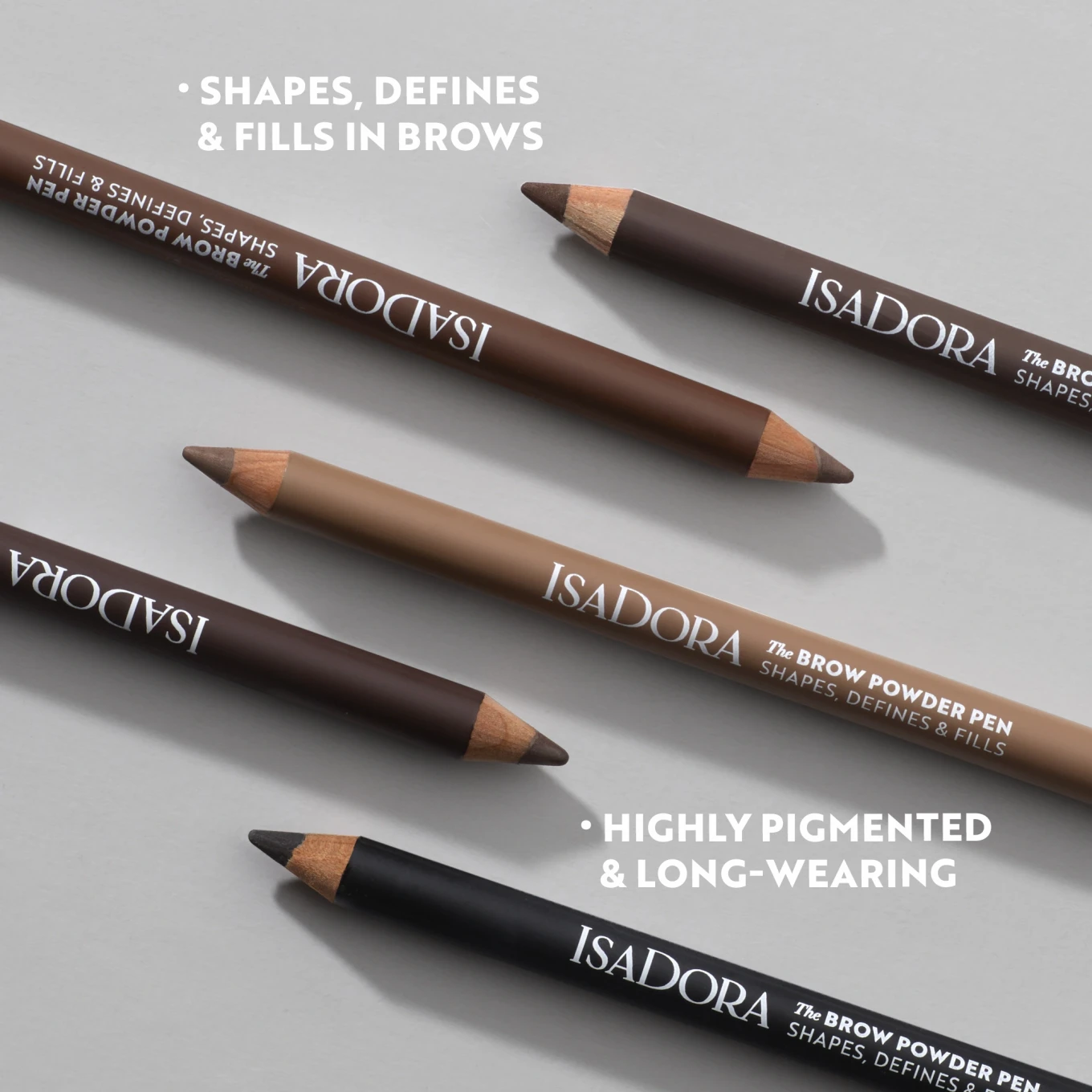 Isadora The Brow Powder Pen, Shapes, Defines & Fills 03 Medium Brown IsaDora