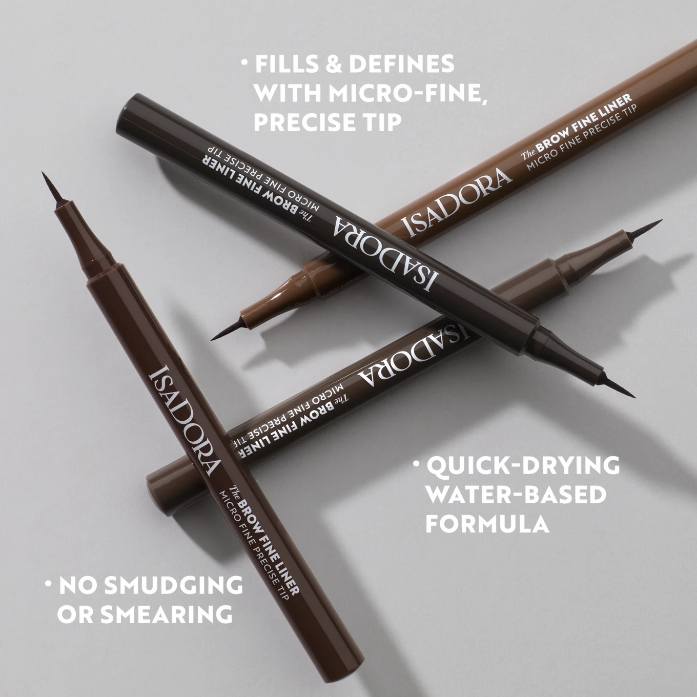 The Brow Fine Liner, Micro Fine Precise Tip 1,1 ml 43 Medium Brown IsaDora