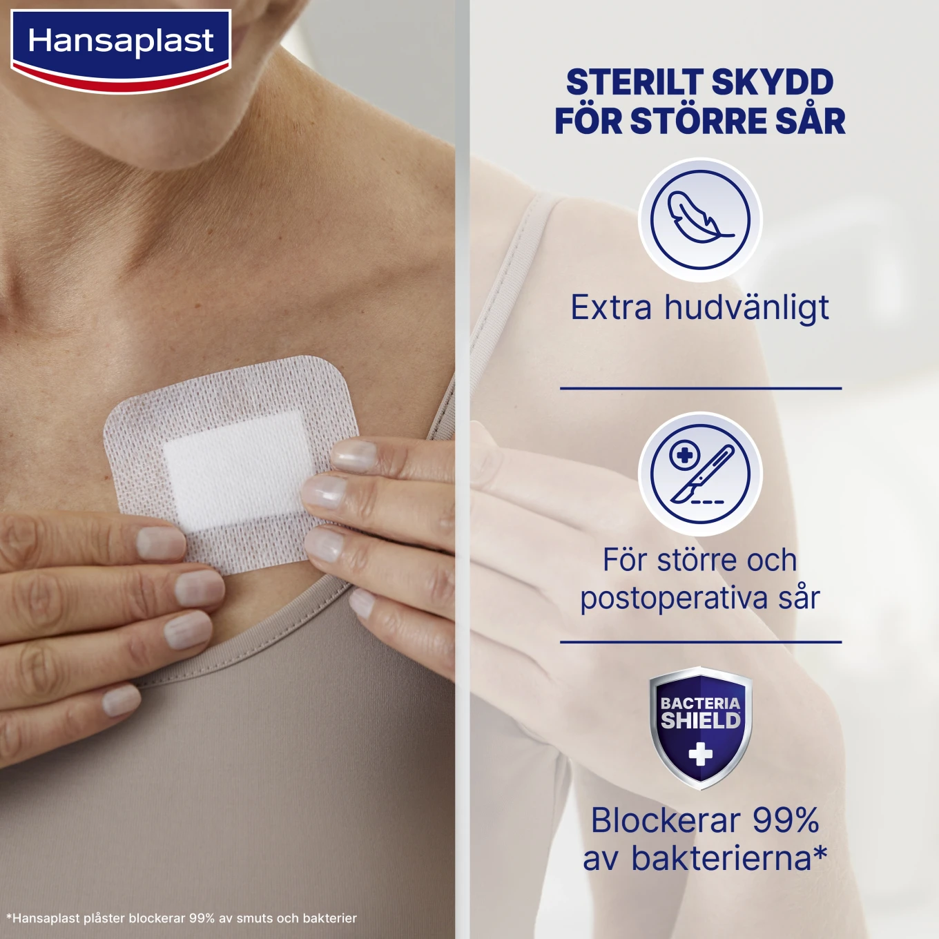 Hansaplast Sensitive XL Strips 5 st Hansaplast