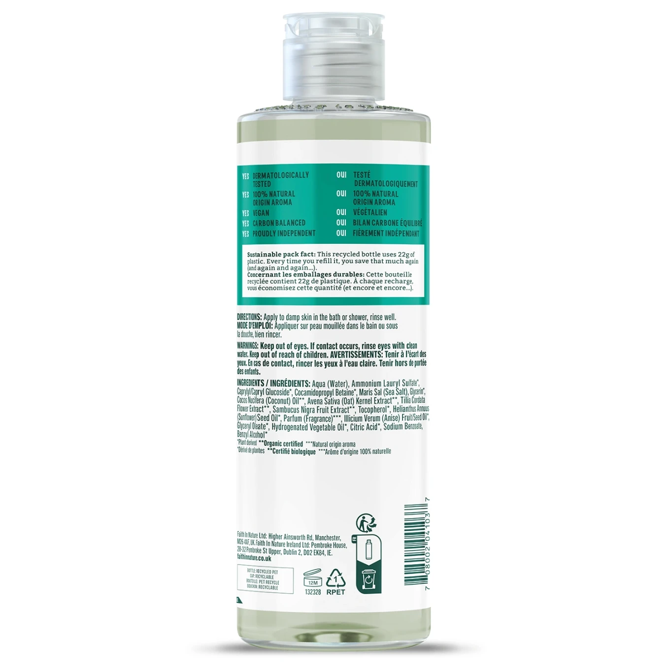 Faith in Nature Body Wash Coconut 400 ml Faith in Nature