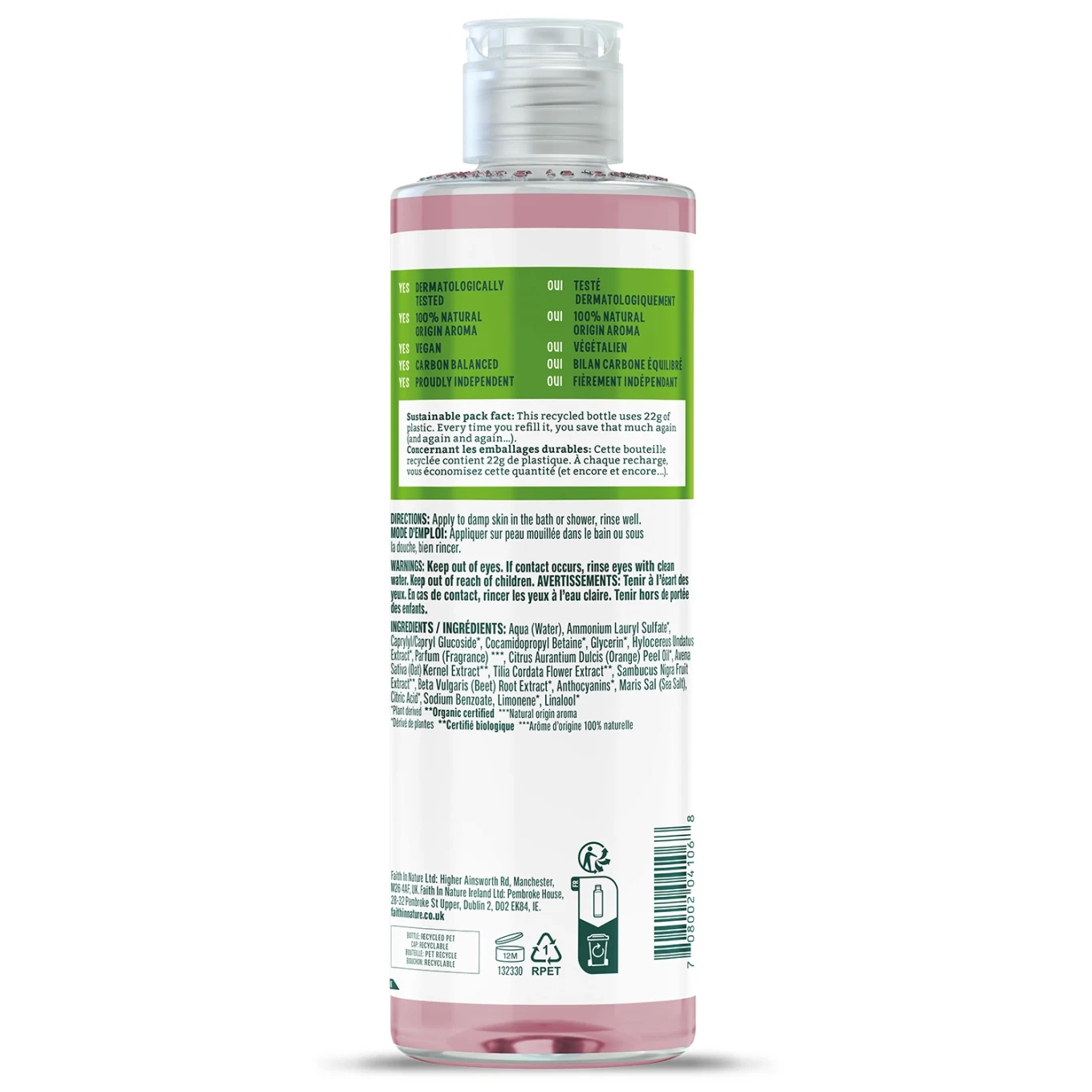 Faith in Nature Body Wash Dragon Fruit 400 ml Faith in Nature
