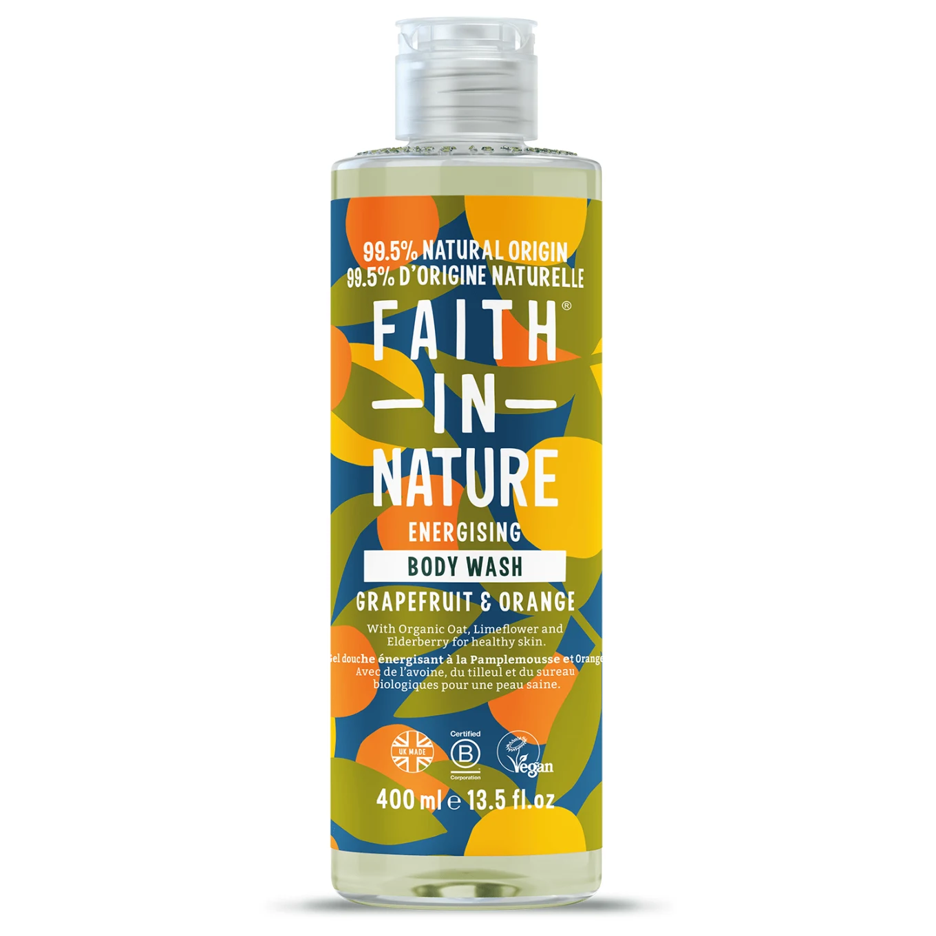 Faith in Nature Body Wash Grapefruit & Orange 400 ml Faith in Nature