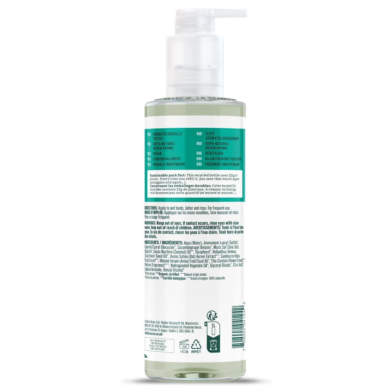 Faith in Nature Hand Wash Coconut 400 ml Faith in Nature