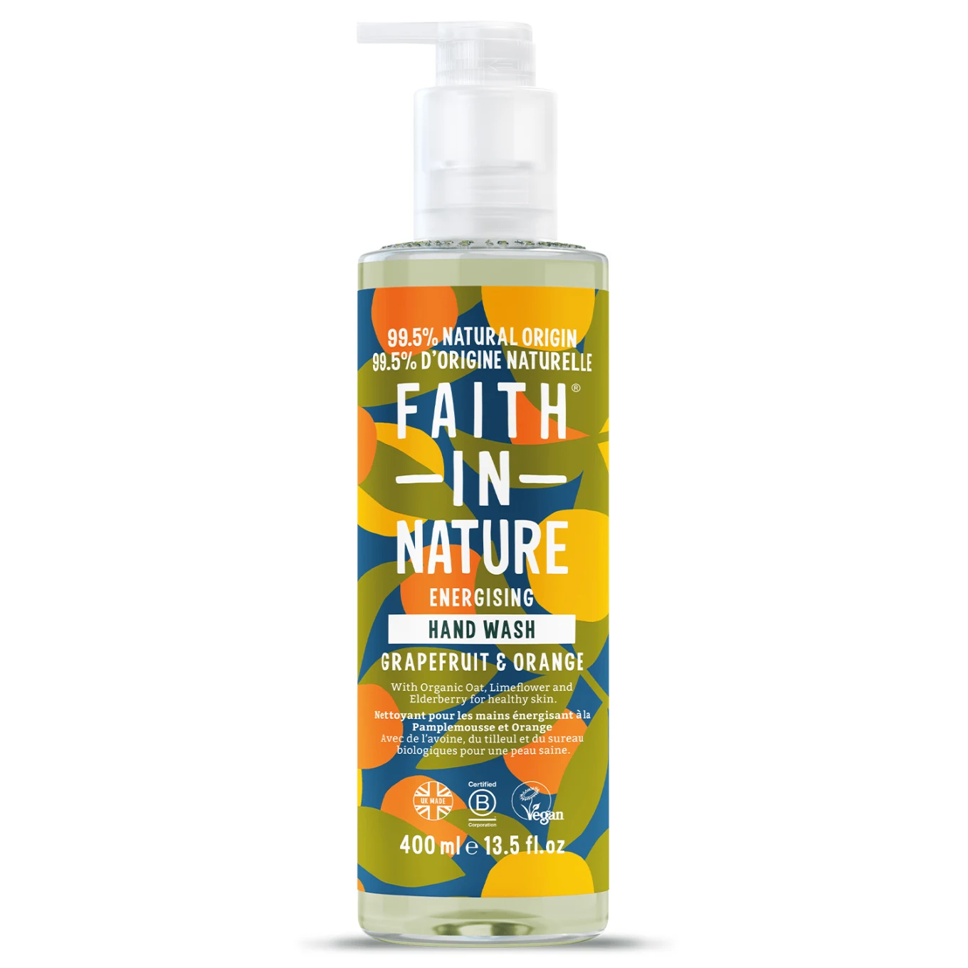 Faith in Nature Hand Wash Grapefruit & Orange 400 ml Faith in Nature