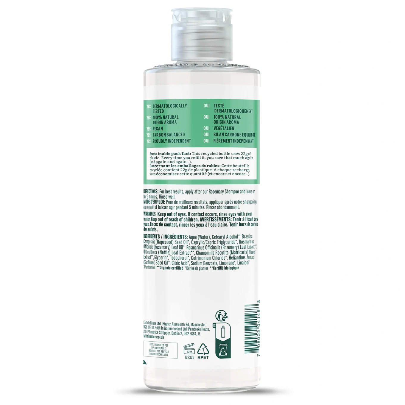 Faith in Nature Conditioner-Rosemary 400ml Faith in Nature