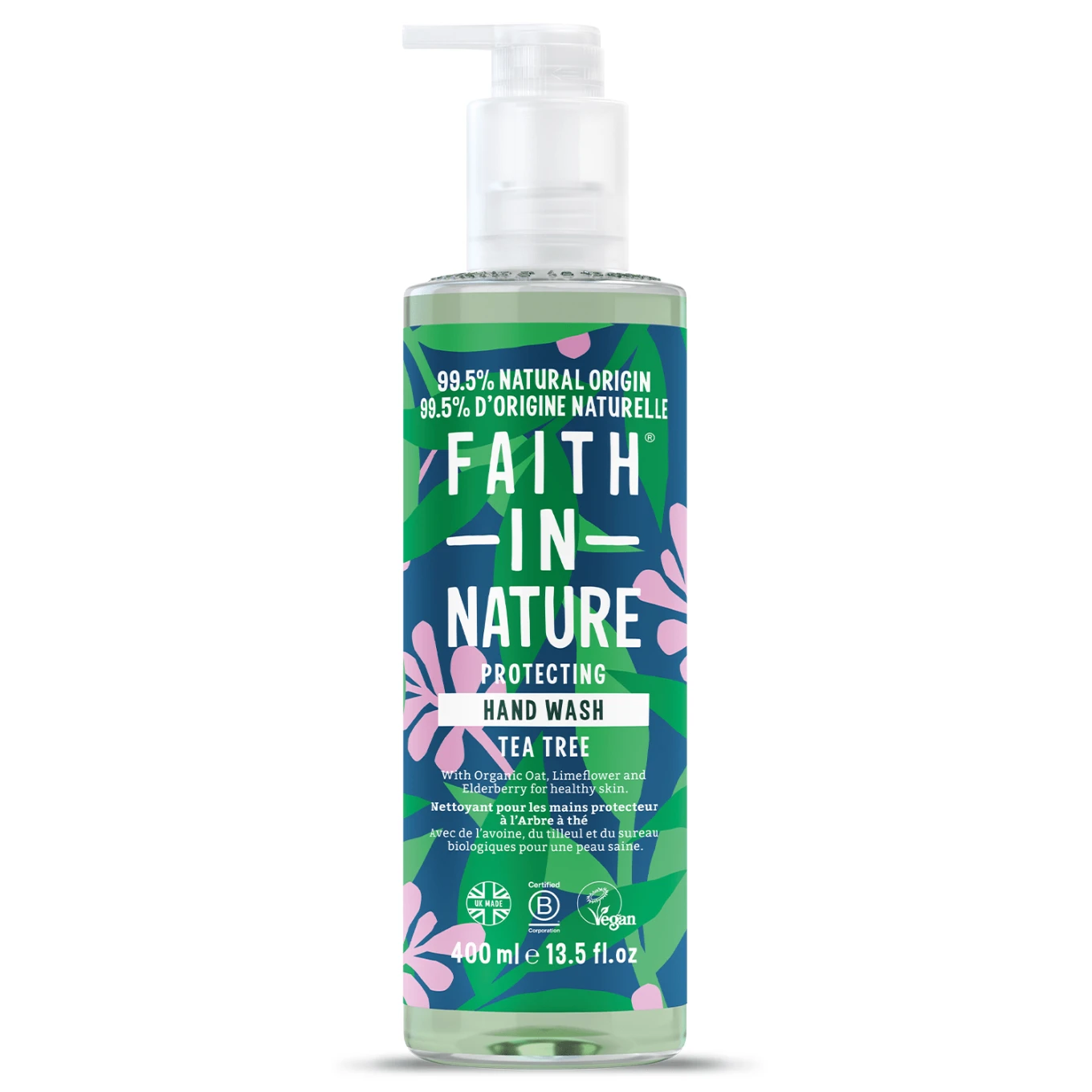 Faith in Nature Hand Wash-Tea Tree 400ml Faith in Nature