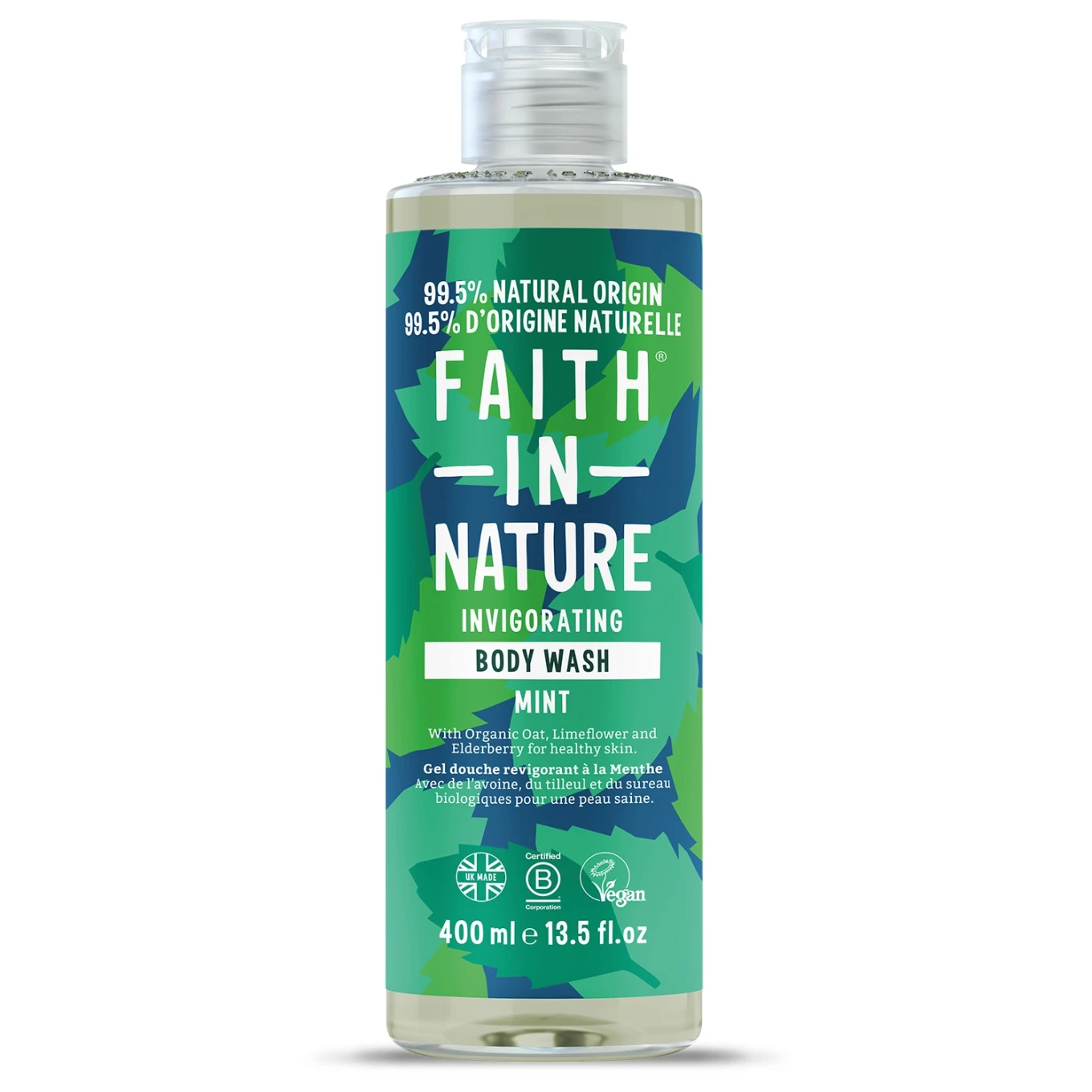 Faith in Nature Body Wash Mint 400ml Faith in Nature