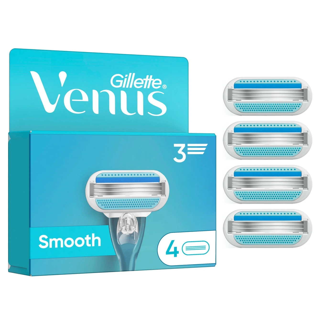Gillette Venus Smooth Rakblad 4 st Gillette Venus